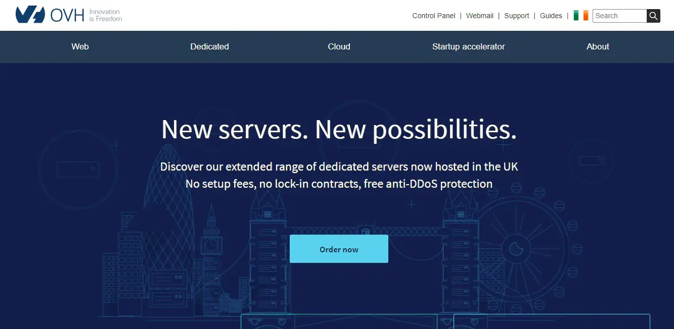 OVH-Homepage