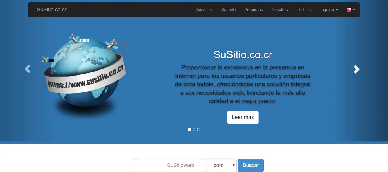 Susitio.co.cr-homepage