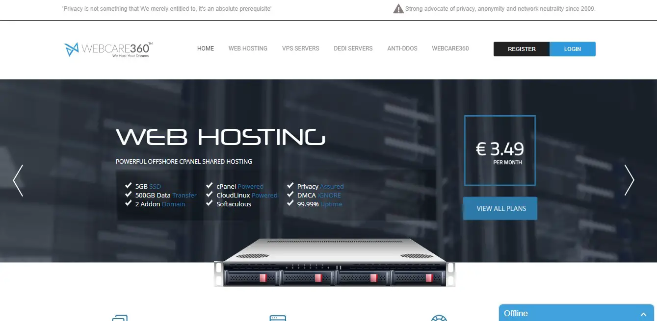 Webcare360-Homepage