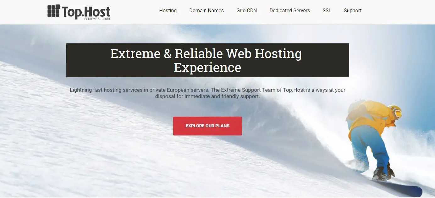 Top.host Homepage