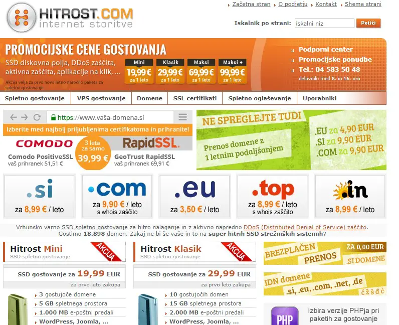 hitrost-homepage