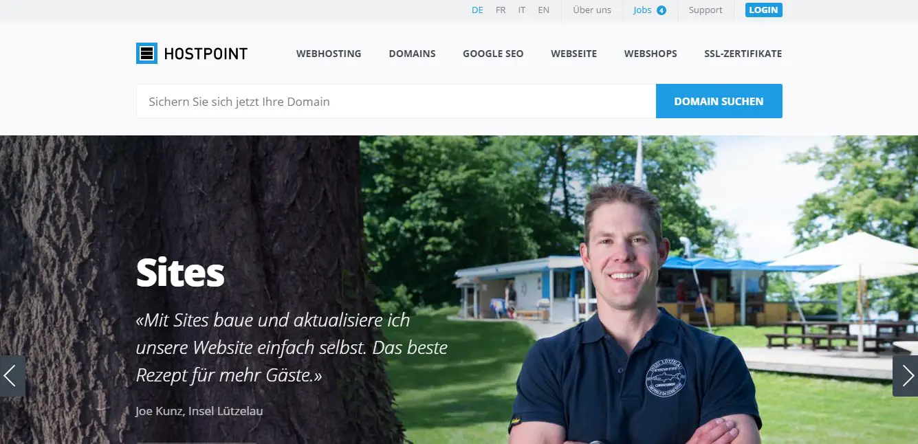 hostpoint-homepage