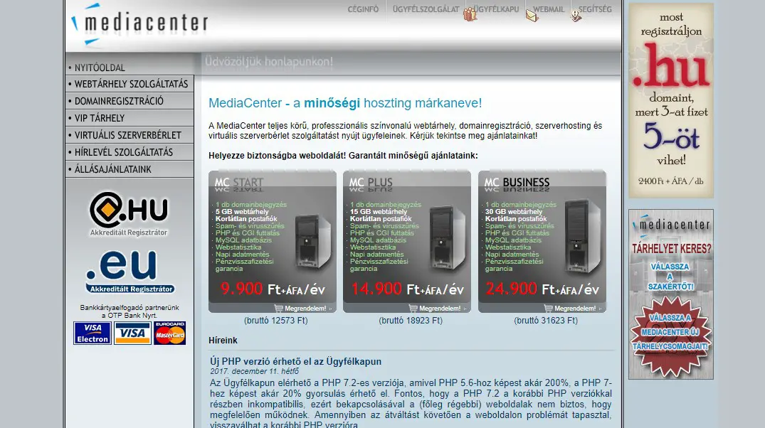 mediacenter-homepage