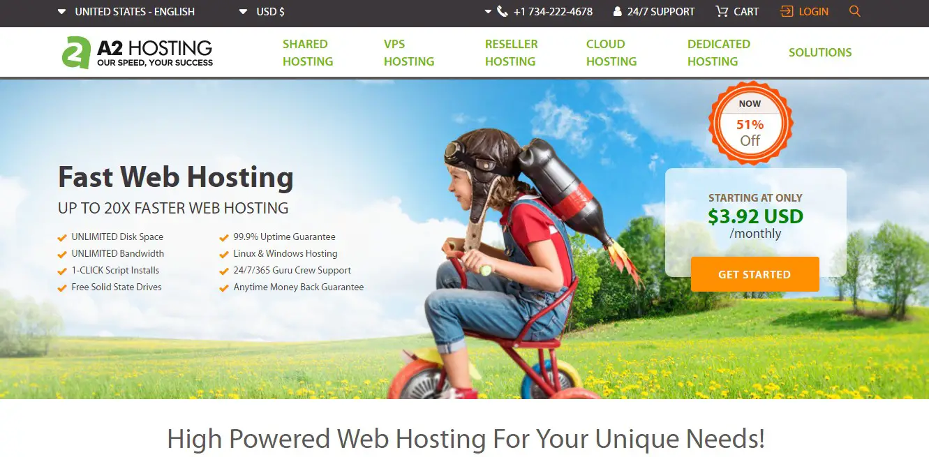 a2hosting-homepage