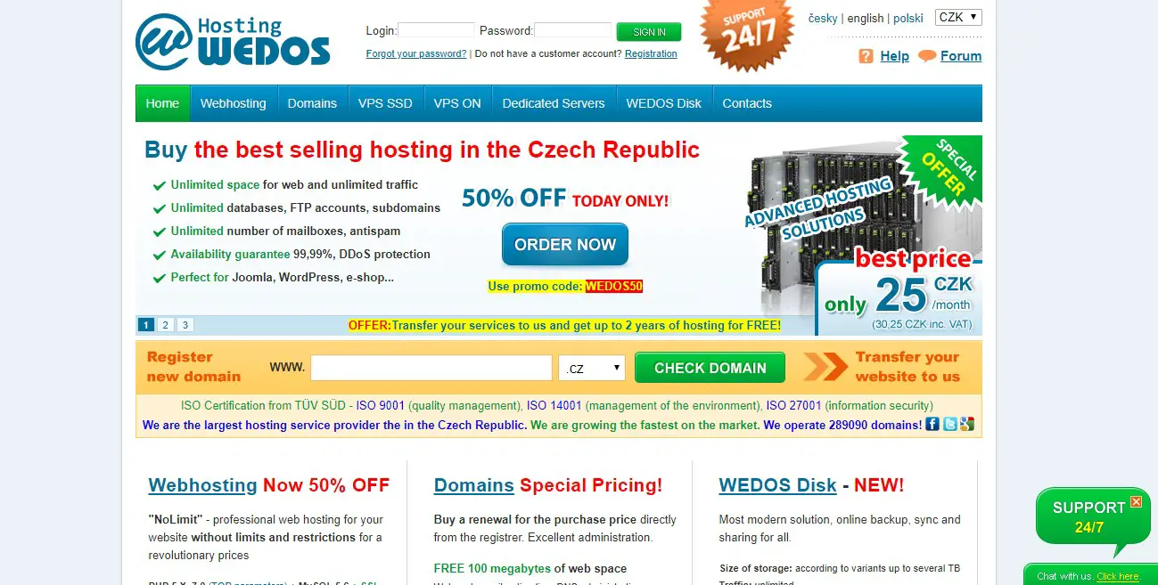 hosting.wedos-homepage