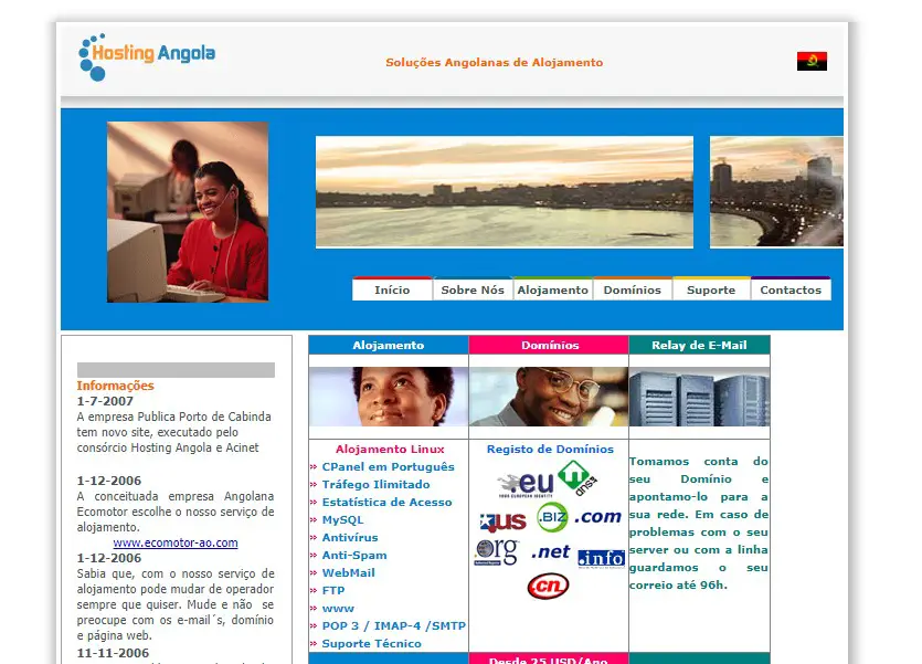 hostingangola-homepage