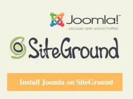 Install Joomla on SiteGround