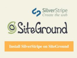Install SilverStripe on SiteGround
