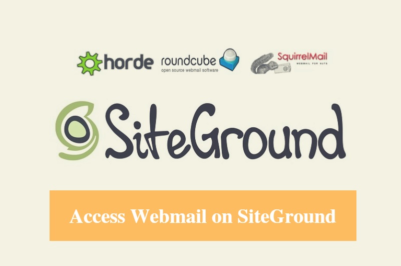 SiteGround Webmail Access