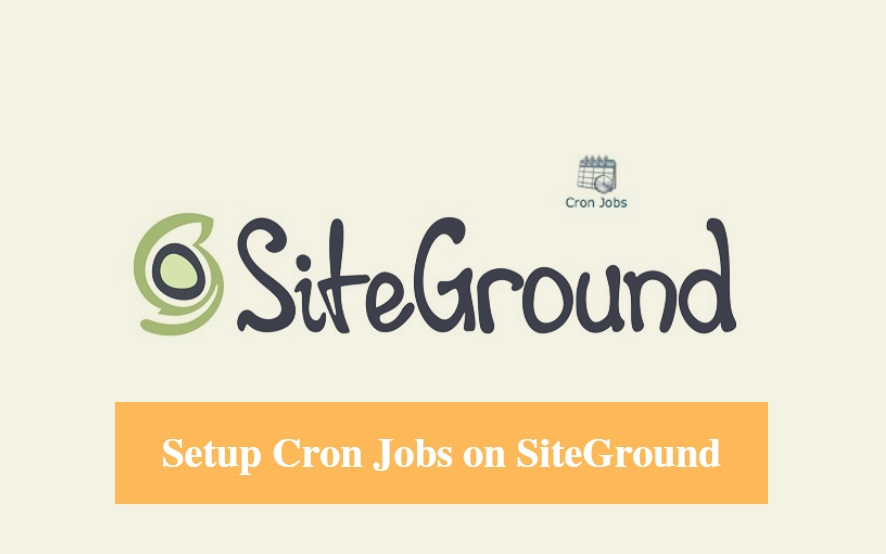 SiteGround Setup Cron Jobs