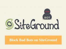 SiteGround Block Bad Bots