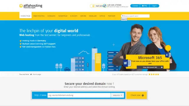 alfahosting ecommerce web hosting Germany