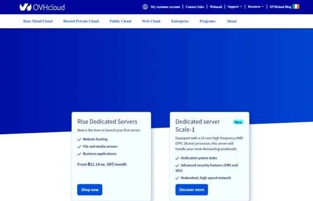 OVH cheap web hosting ireland