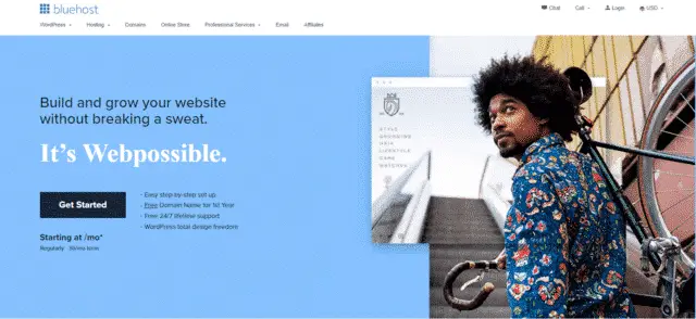 bluehost ecommerce web hosting sweden