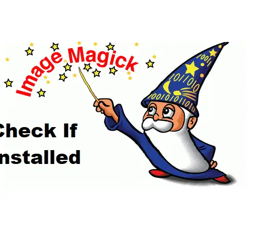 check if imagemagick is installed