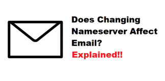 does changing nameserver affect email