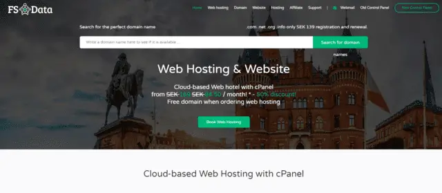 fsdata ecommerce web hosting sweden