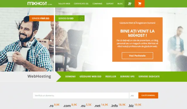 mxhost ecommerce web hosting romanian