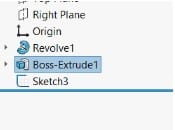 Boss extrude feature check merge button