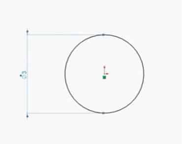 Circle drawing with 3mm diameter