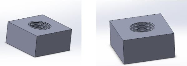 Cleaning up part removed extra surfaces by extruding or cuttings