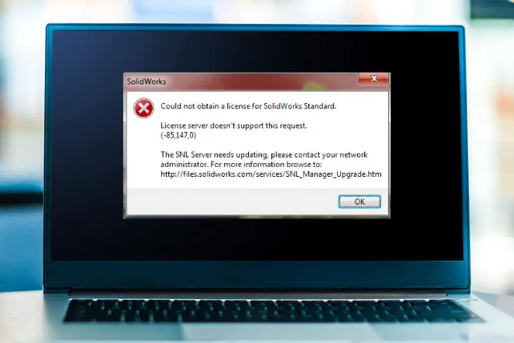 Could Not Obtain a License for Solidworks Standard