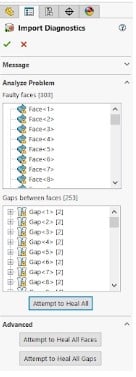 Import diagnostics