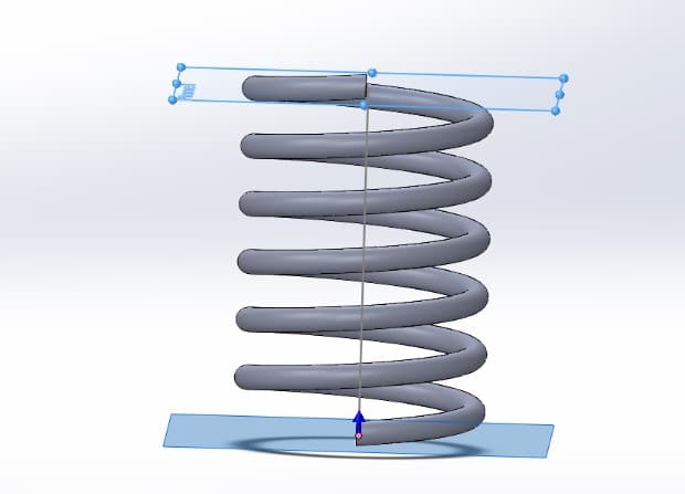 Inserting top flat end