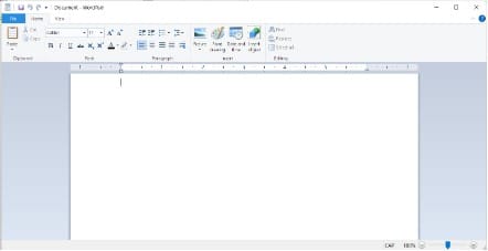 Open WordPad