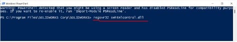 Regsvr32 swhtmlcontrol dll command