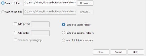 Saving a file to a specific location