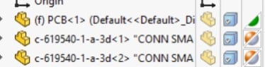 Solidworks existing appearance hierarchies
