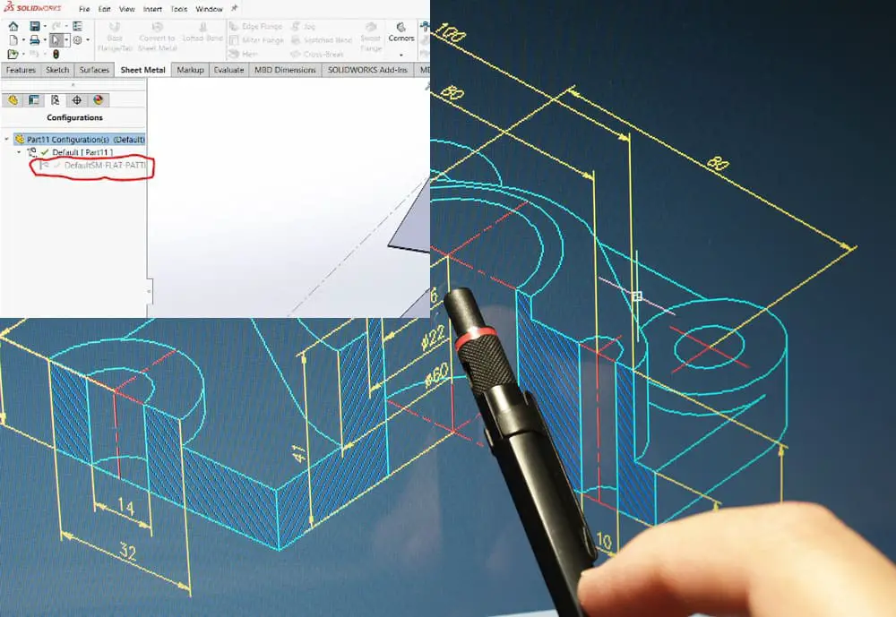 Solidworks Flat Pattern Not Flat