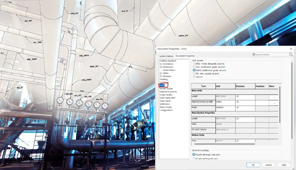 Solidworks How to Change Units