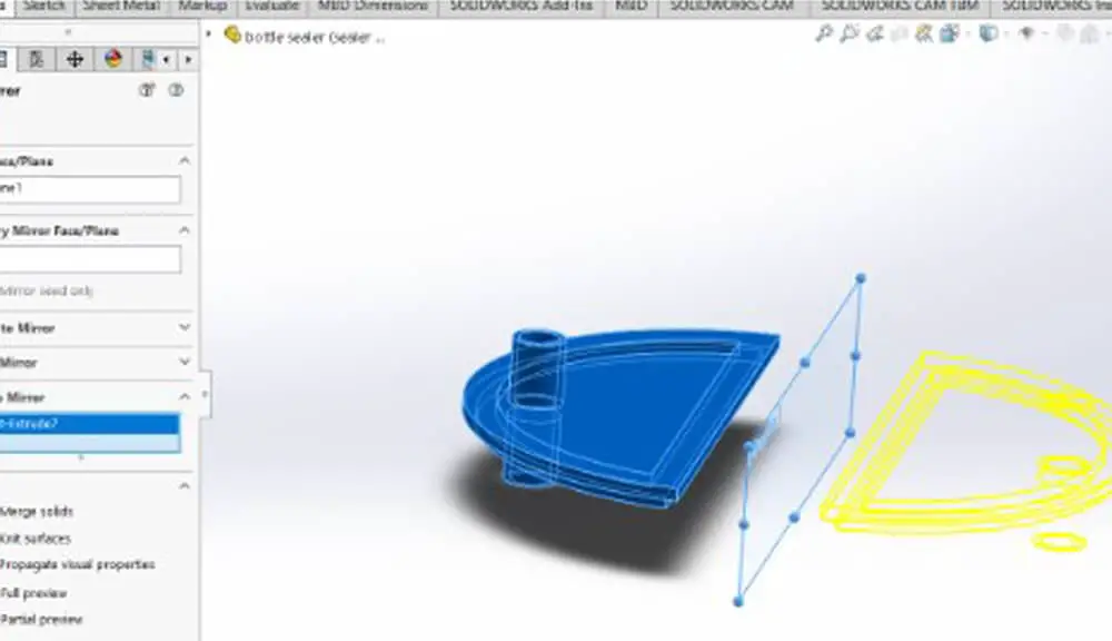 Solidworks How to Mirror a Part