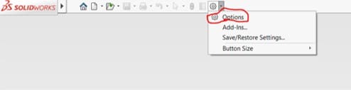 Solidworks options