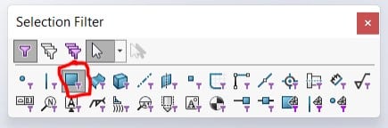 Solidworks selection filter